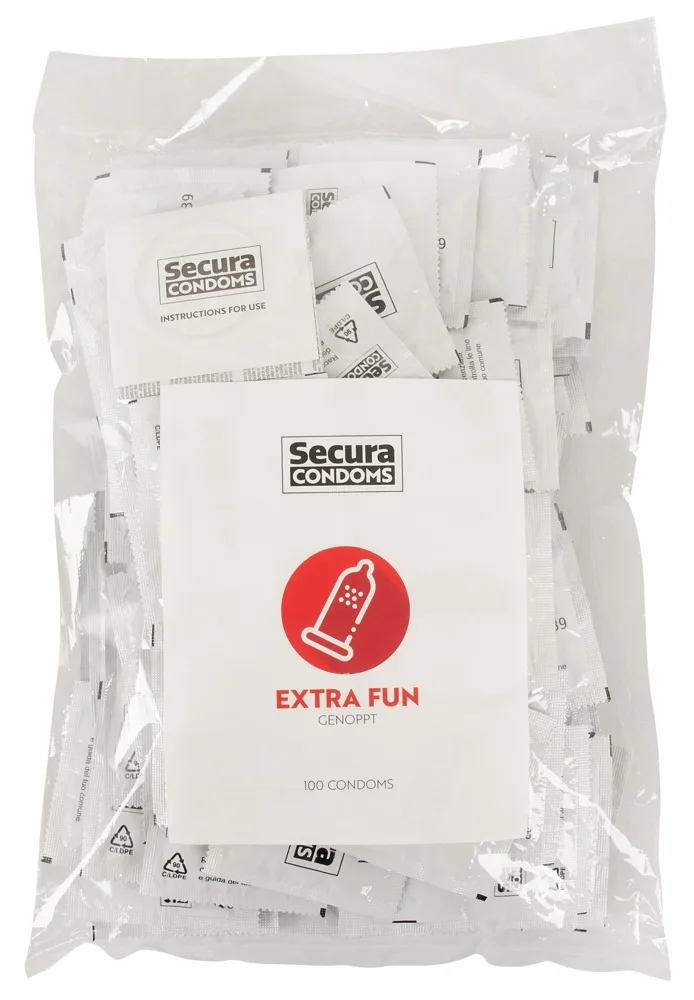 Secura Kondome „Extra Fun“ mit Stimulationsnoppen