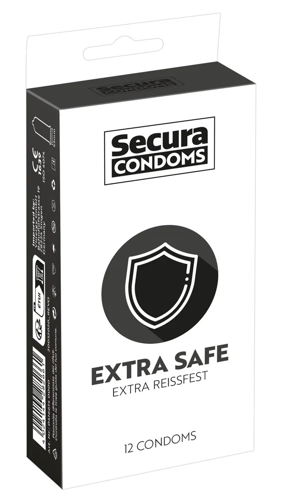 Secura Kondome „Extra Safe“, extra reißfest