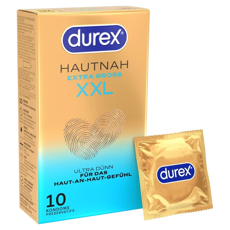 Durex Kondome „Hautnah Extra Groß XXL“, ultra dünn