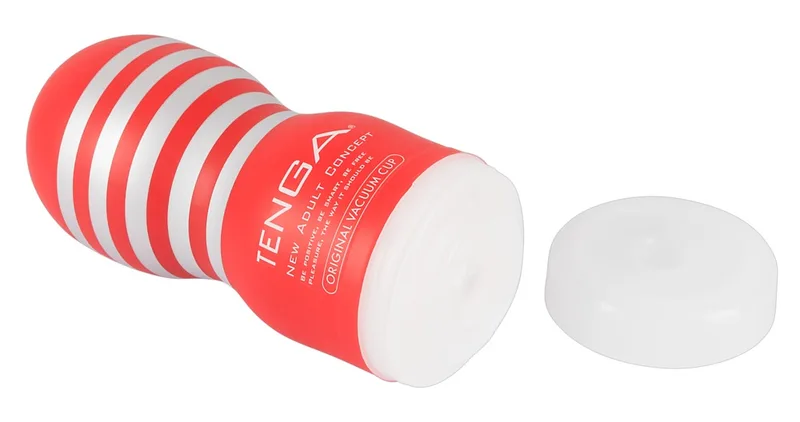 TENGA Masturbator „Original Vacuum Cup“ mit Saugeffekt, intensive Massagestruktur