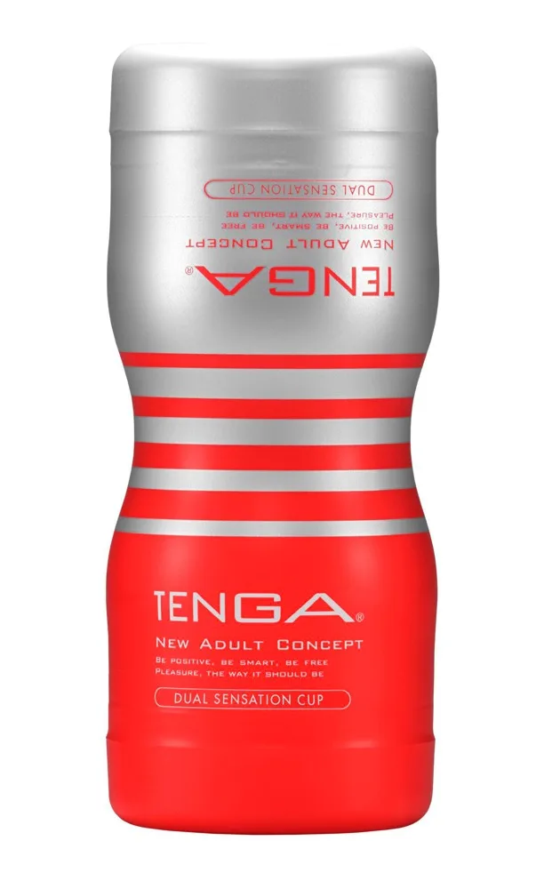 TENGA Masturbator „Dual Sensation Cup“ mit 2 Öffnungen