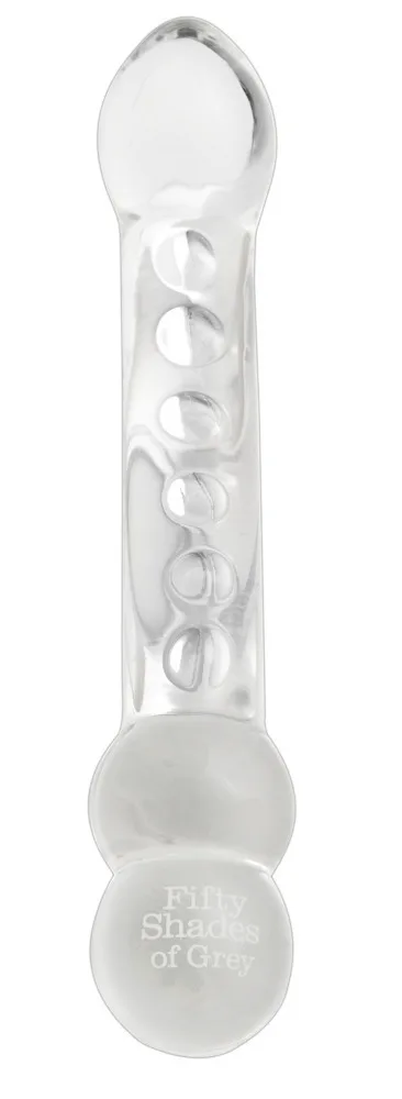 Fifty Shades of Grey Glasdildo „Drive Me Crazy“, 19 cm, 3-3,5 cm Ø