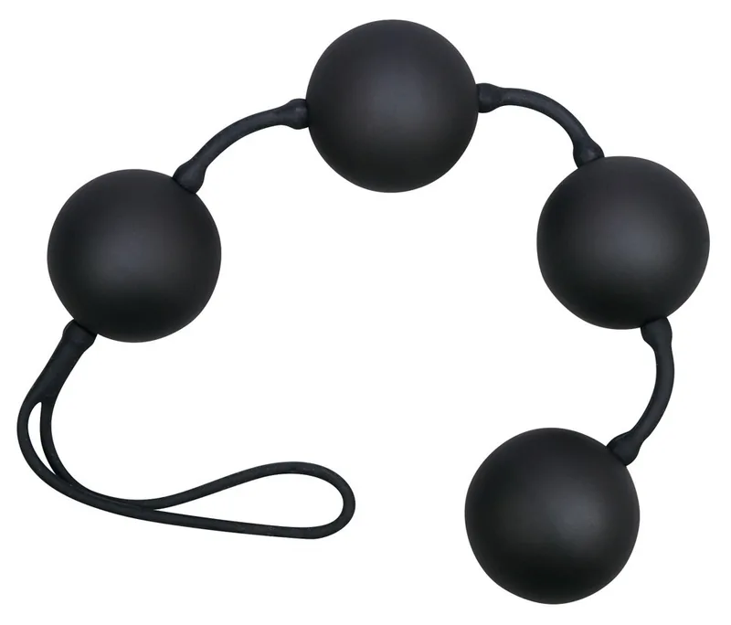 You2Toys Liebeskugeln „Black Balls Velvet“, 4 Kugeln, 108 g, Ø 3,5 cm