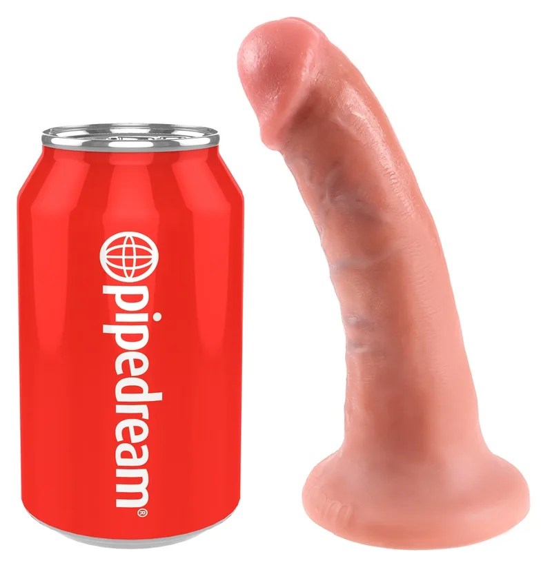 King Cock Naturdildo 6″ Cock mit Saugfuß