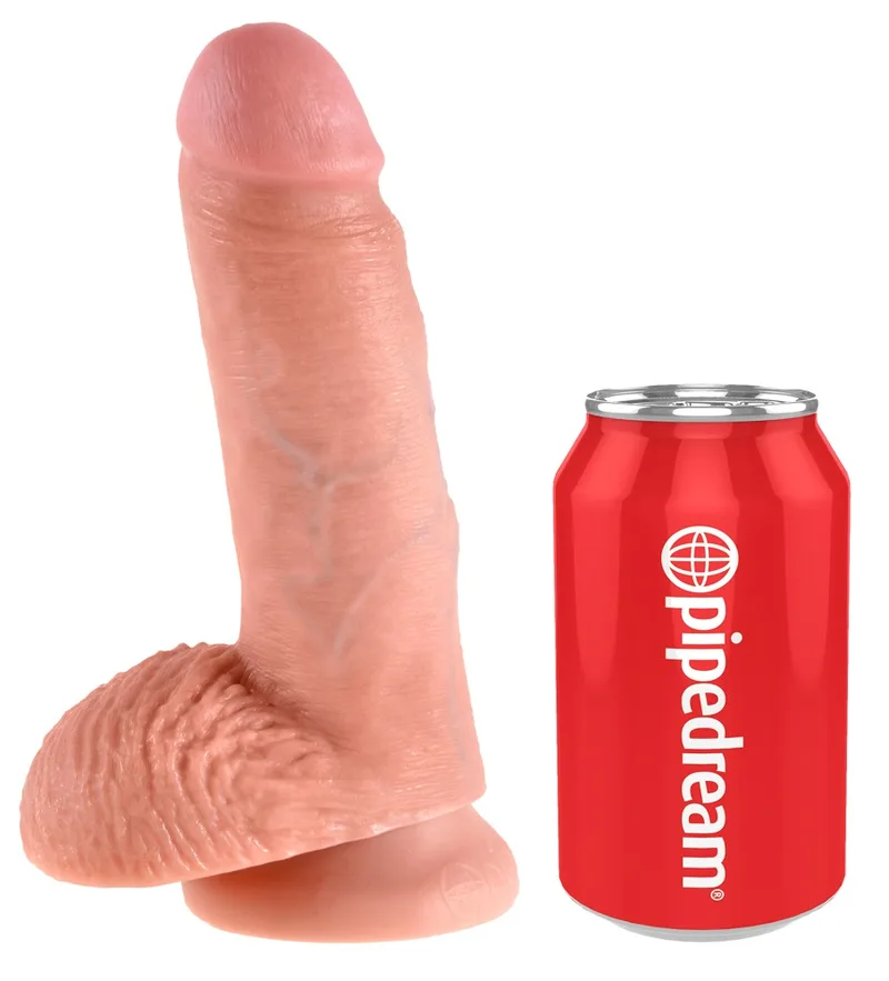 King Cock Dildo „7″ Cock with Balls“