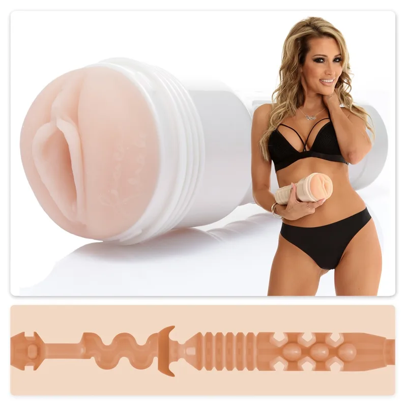 Fleshlight Masturbator „Jessica Drake“ mit gerillt-genopptem Heavenly-Lustkanal
