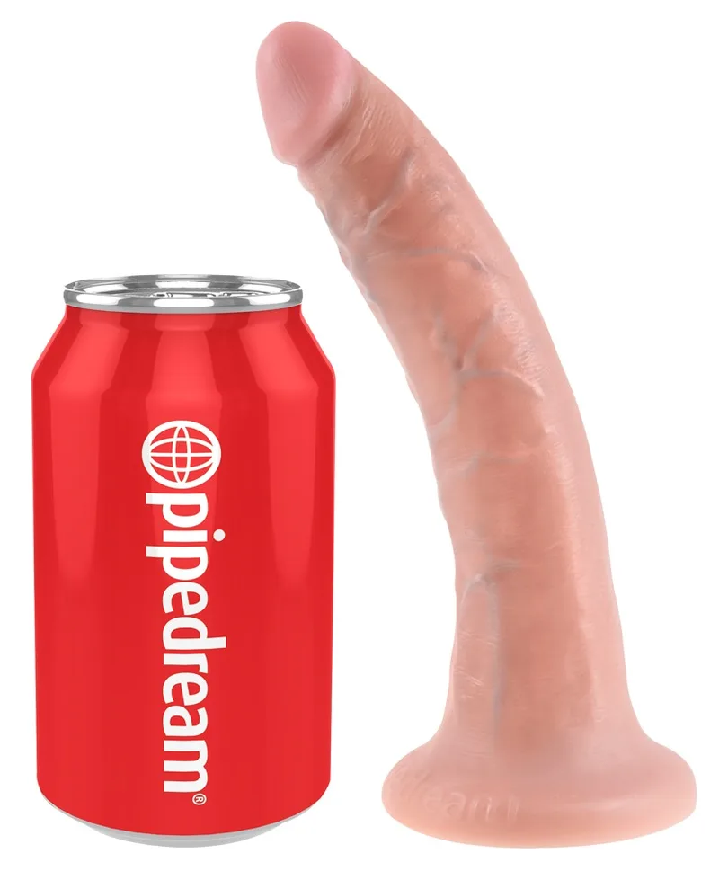 King Cock Naturdildo 7″ Cock mit Saugfuß