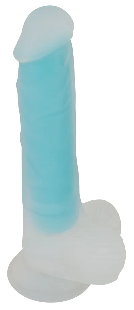 You2Toys Naturdildo „Glow in the Dark“ mit Saugfuß
