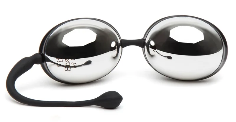Fifty Shades of Grey Liebeskugeln „Inner Goddess Silver Jiggle Balls“, 2 Kugeln, Ø 3,6 cm, 67 g
