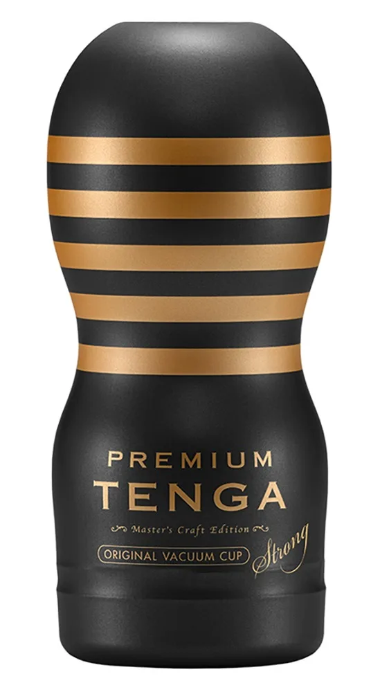 TENGA Masturbator „Premium Original Vacuum Cup“ mit Saugeffekt, intensive Massagestruktur