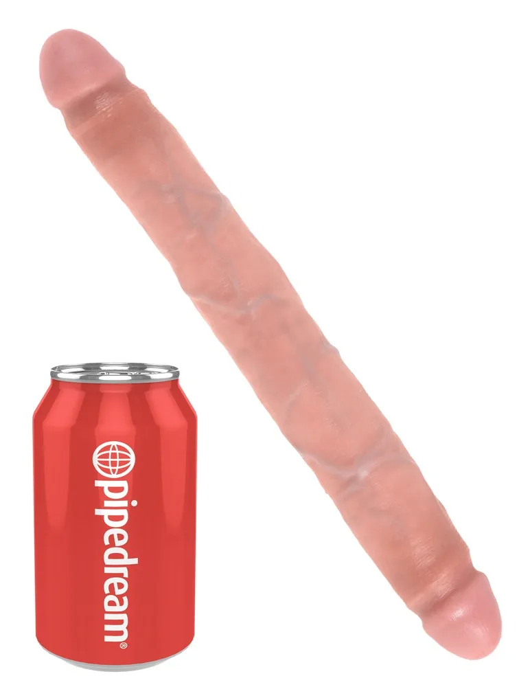 King Cock Doppeldildo „12“ Slim Double Dildo“, 30 cm