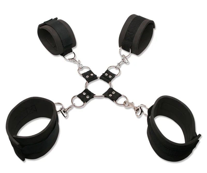 Fetish Fantasy Series Fessel-Kreuz „Extreme Hogtie-Kit“, gepolstert