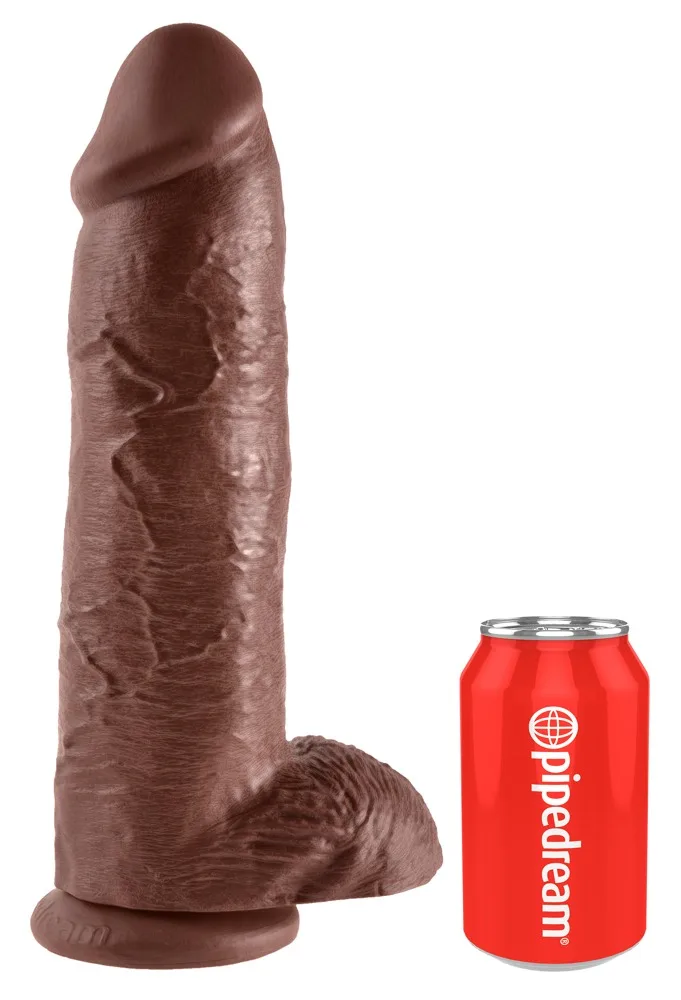 King Cock Dildo „12″ Cock with Balls“, 30,5 cm