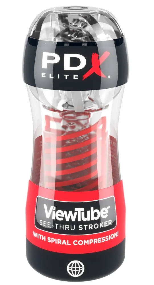 PDX Elite Masturbator „ViewTube 2 with Spiral Compression“
