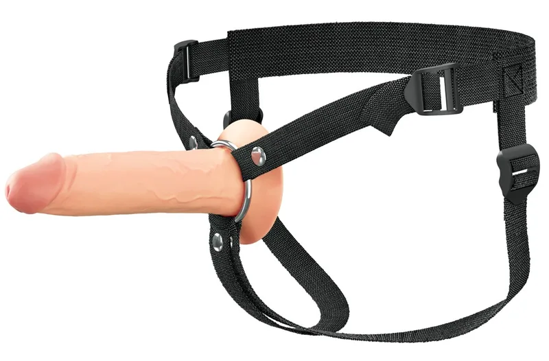 Fantasy X-Tensions Elite Penishülle „Hollow Silicone Strap-on“ mit Umschnallgurt