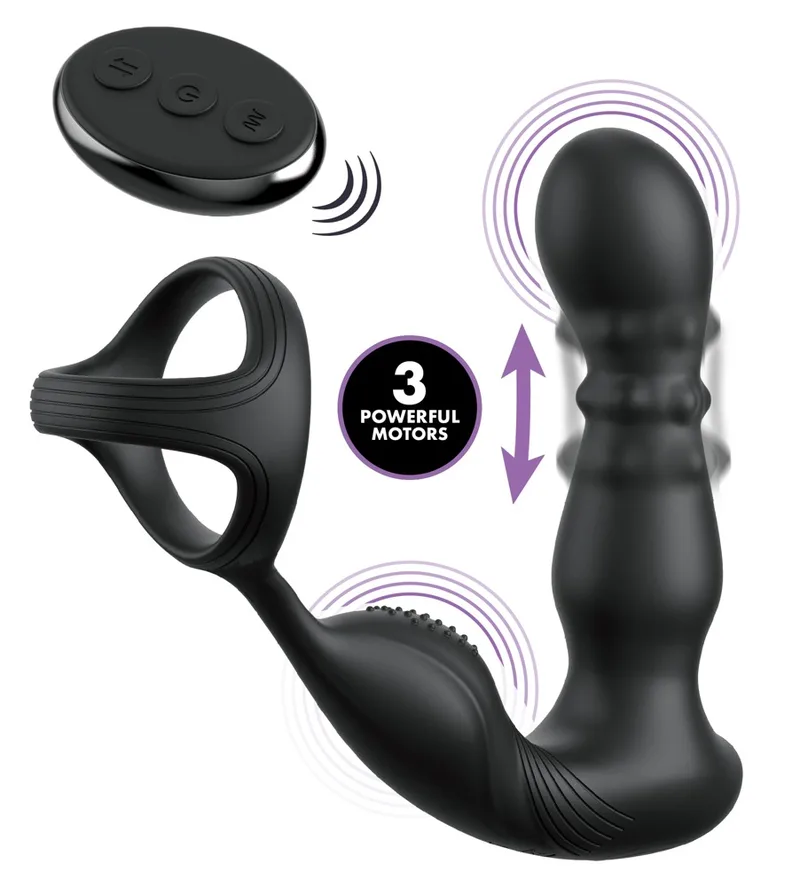 Anal Fantasy Elite Analvibrator „Ass-Gasm Slide & Glide“ mit Perlenmassage