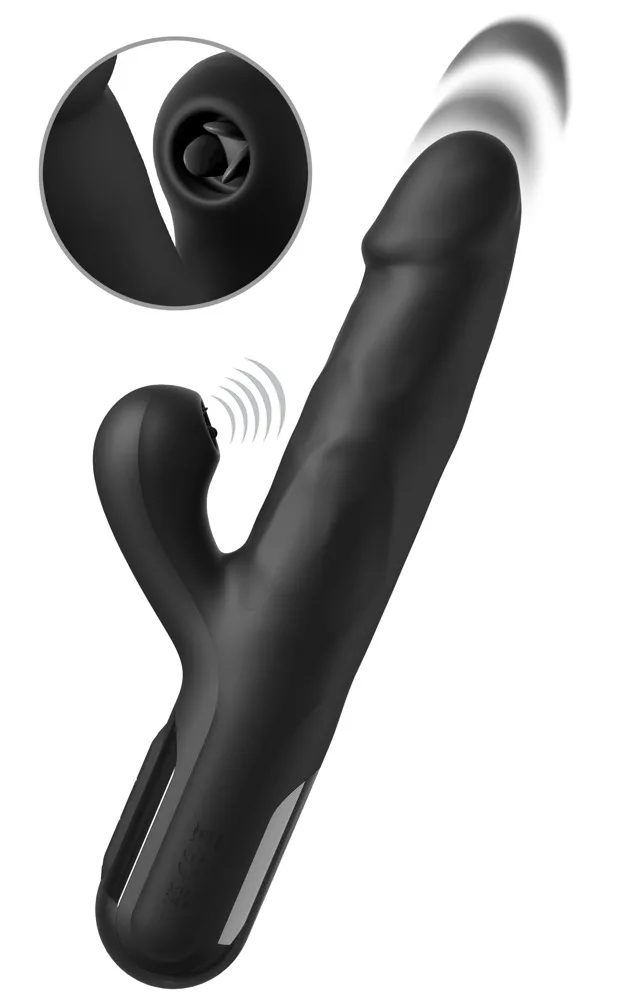 Fetish Fantasy Series Rabbitvibrator „Sonix Silicone Thruster“ mit Stoßfunktion