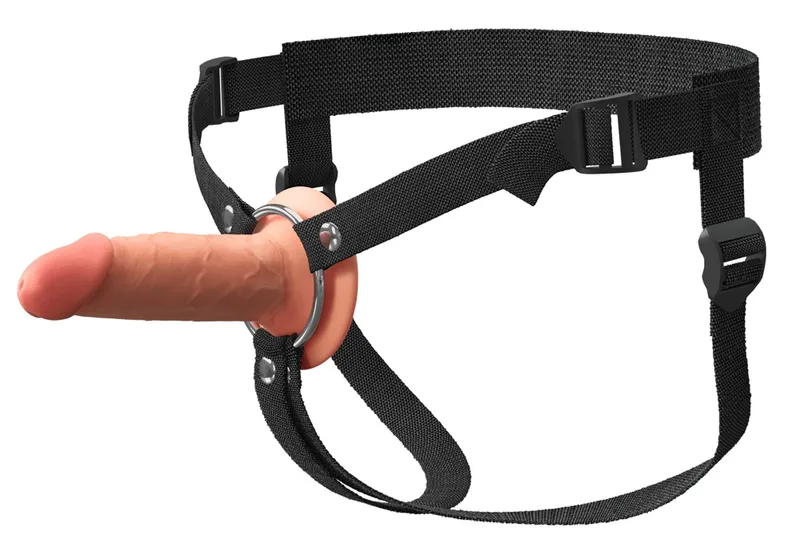 Fantasy X-Tensions Elite Penishülle „Hollow Silicone Strap-on“ mit Umschnallgurt