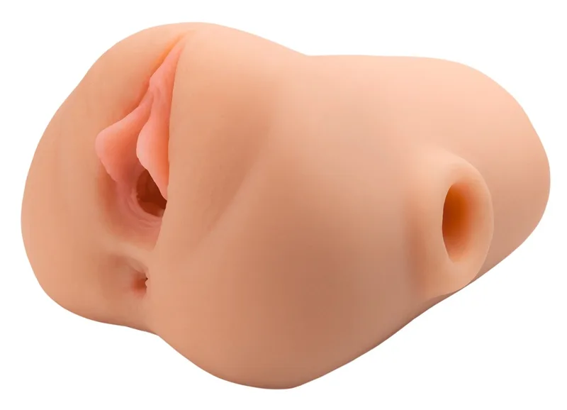 PDX Plus Masturbator „Double Pounder Vibrating“ mit Vagina- und Anusöffnung