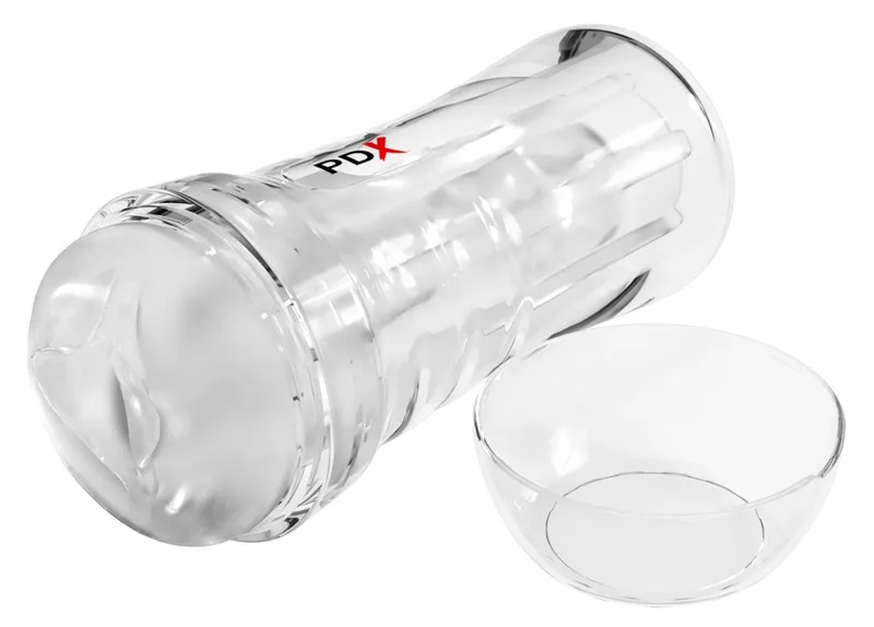 PDX Extreme Masturbator „Wet Pussies Super Luscious Lips“, transparent