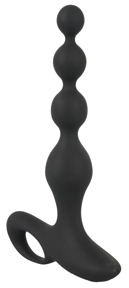 Black Velvets Analvibrator „Vibrating Anal Beads“ im Kugel-Design, 10 Vibrationsmodi