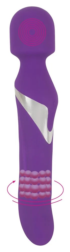 JAVIDA Massagestab „Wand & Pearl Vibrator“, beidseitig verwendbar