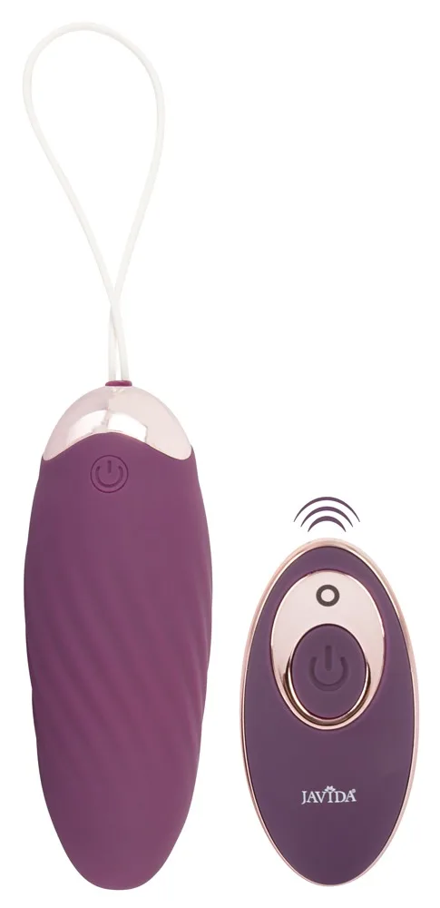 JAVIDA Vibro-Ei „RC Shaking Love Ball“, 98 g, steuerbar per Fernbedienung