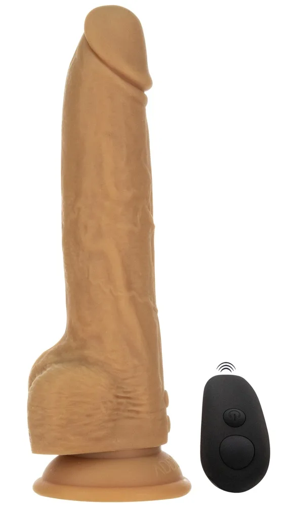 Naked Addiction Stoßvibrator „9″ Thrusting Dong“ mit Saugfuß