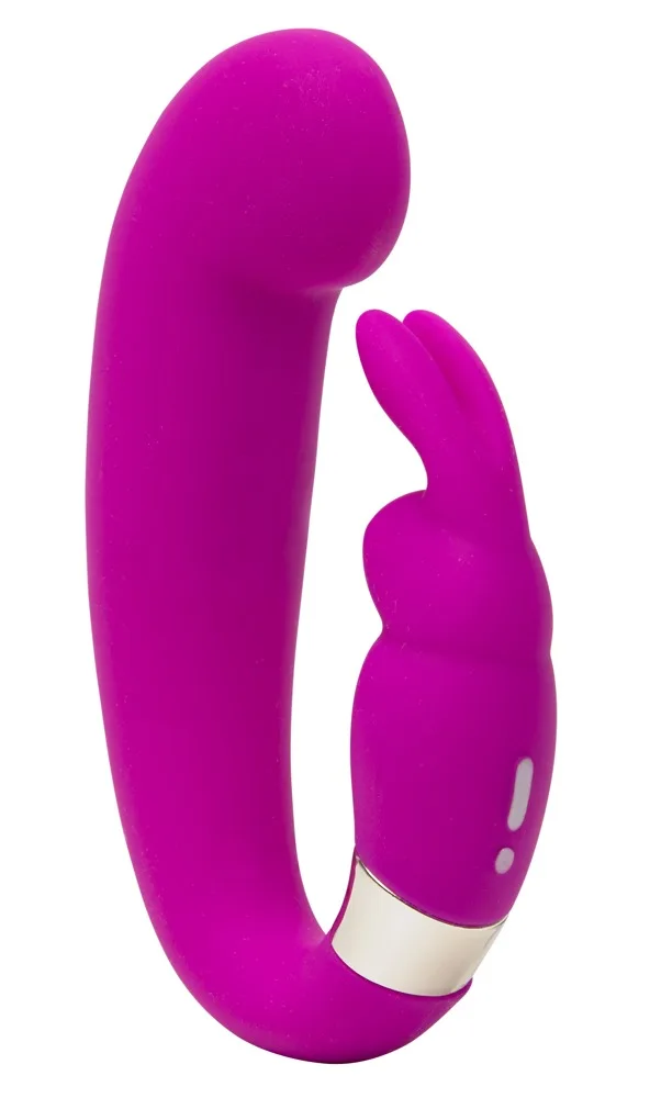 happyrabbit Rabbitvibrator „mini g-spot curve vibe“ mit 15 Vibrationsmodi, wasserdicht