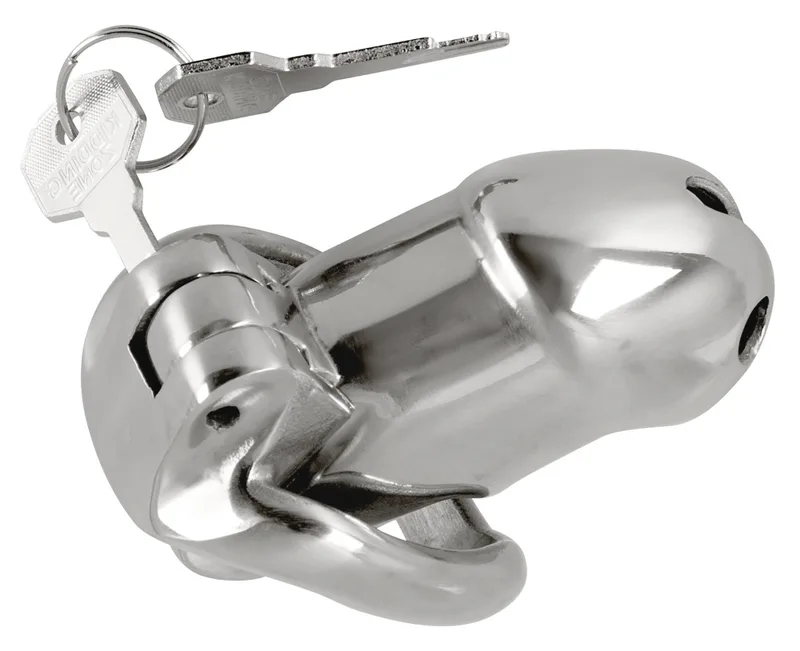 fetish collection Peniskäfig „Chastity Cage Short“ aus Edelstahl, 289 g schwer