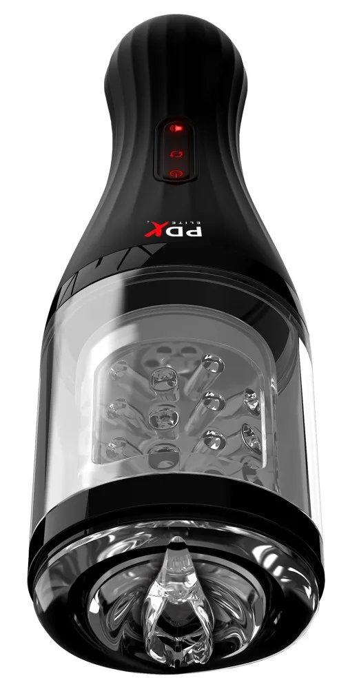 PDX Elite Masturbator „Elite Talk Dirty Rotobator“, mit 7 Rotationsmodi, in der Dose