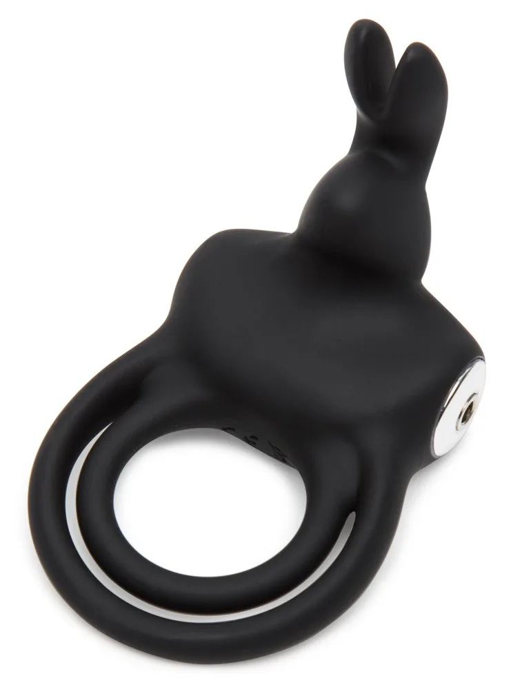 happyrabbit Vibro-Penis-/Hodenring „Cock Ring“, dehnbar