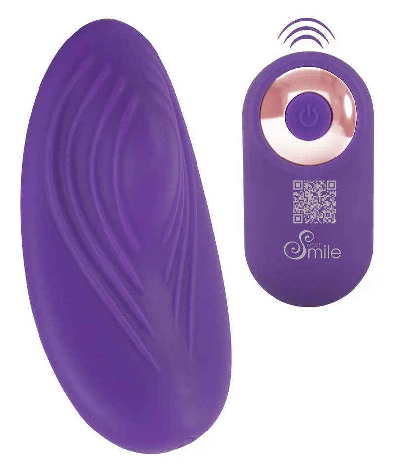 Sweet Smile Auflegevibrator „RC Panty Vibrator“ mit Fernbedienung, wasserdicht