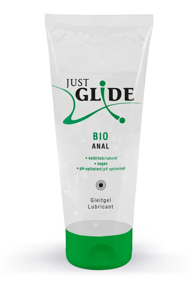 Just Glide Gleitgel „Bio Anal“ auf Wasser-/Bio-Glycerinbasis