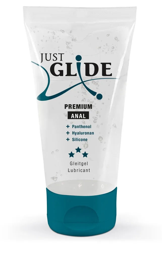 Just Glide Gleitgel „Premium Anal“ mit Silikon-Öl
