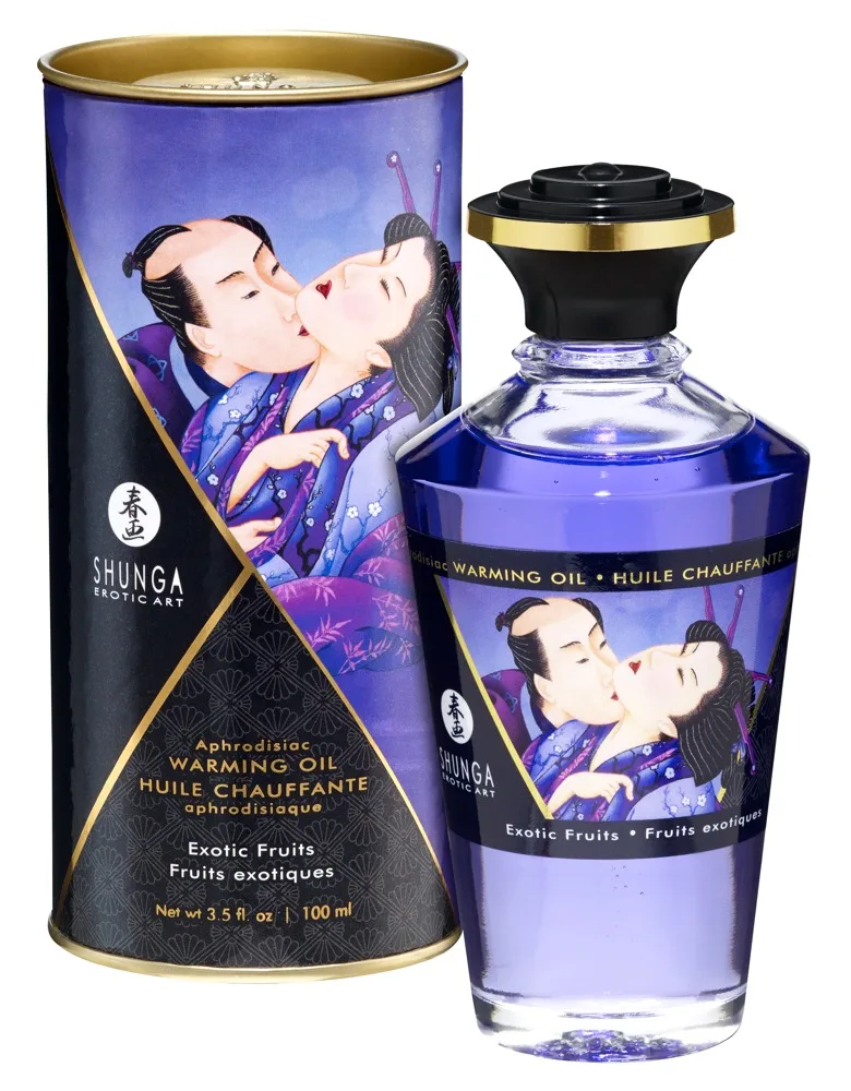 Shunga Massageöl mit Wärme-Effekt