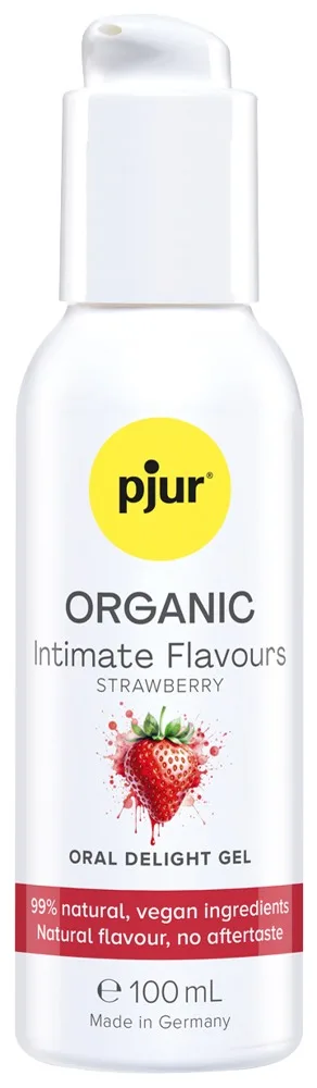 Pjur Intimgel „ORGANIC Intimate Flavours Oral Delight Gel“ auf Wasserbasis