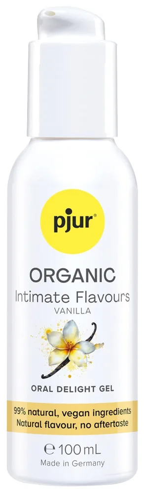 Pjur Intimgel „ORGANIC Intimate Flavours Oral Delight Gel“ auf Wasserbasis