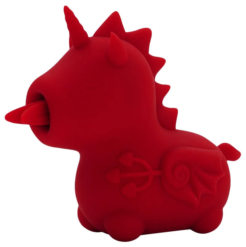 Unihorn Auflegevibrator „Blaze Diablo“ im niedlichen Einhorn-Design