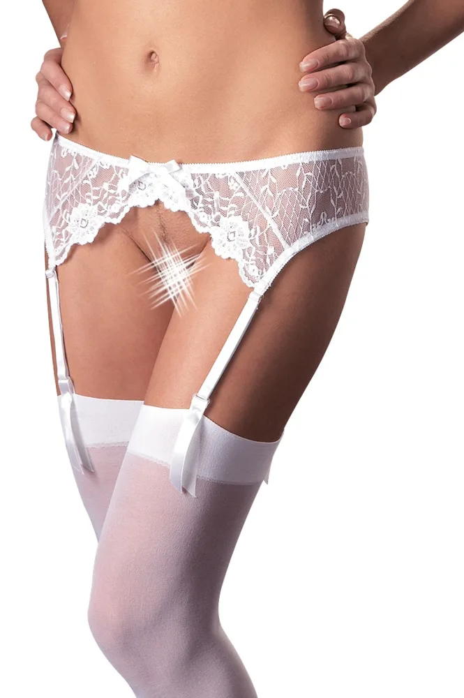 Cottelli LINGERIE Strapsgürtel aus feiner Blütenspitze