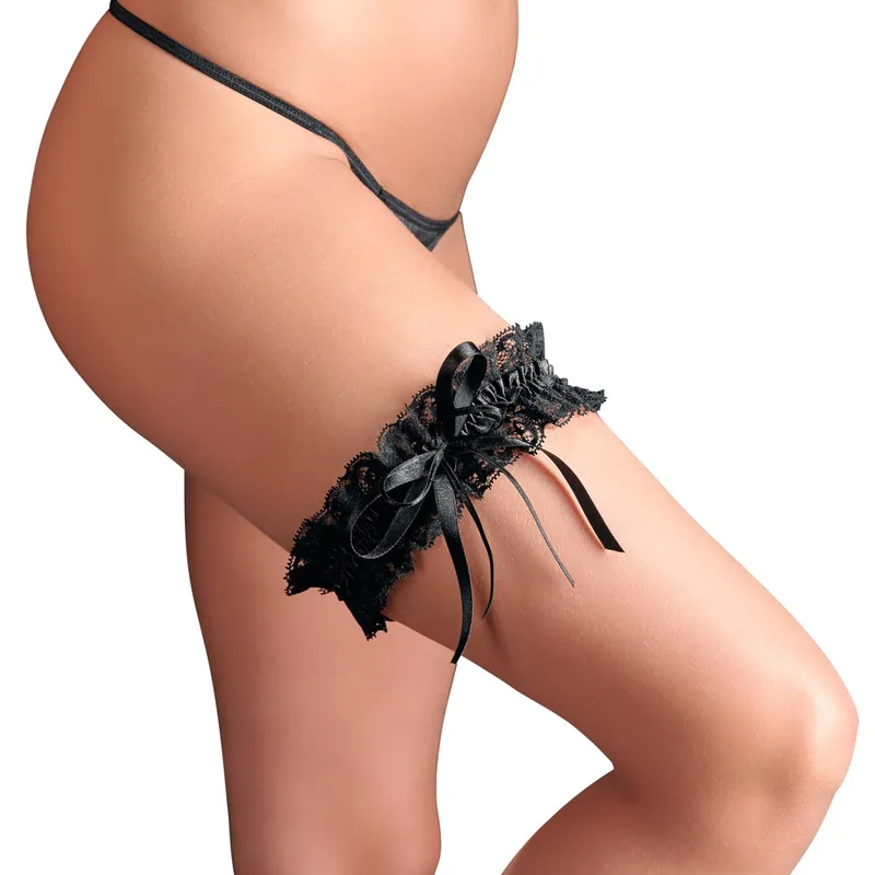 Cottelli ACCESSOIRES Strumpfband aus Spitze, dehnbar