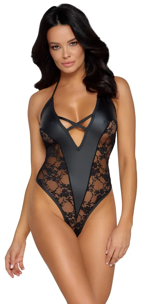 Cottelli PARTY Body im Mattlook mit Spitze
