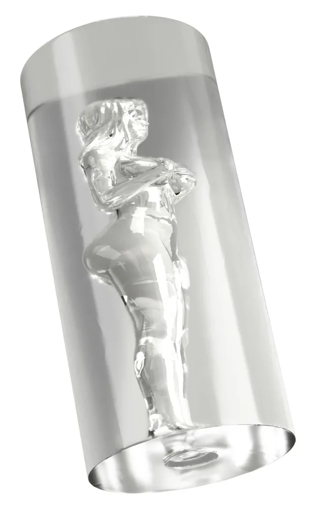 Stroker Masturbator „Female Shaped Tunnel“ innen mit 3D-Silhouetten-Struktur