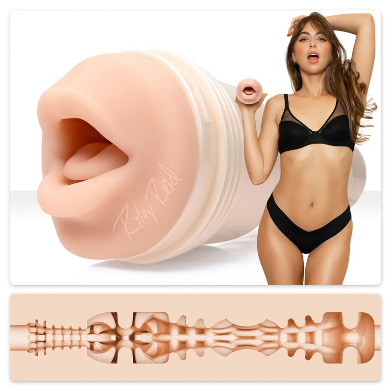 Fleshlight Masturbator „Riley Reid Insomnia“ mit intensiver Reizstruktur