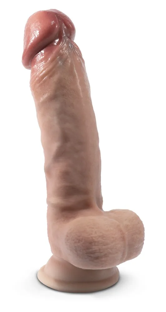 SILEXD Naturdildo „Model 1 Premium Real Skin“ mit Saugfuß