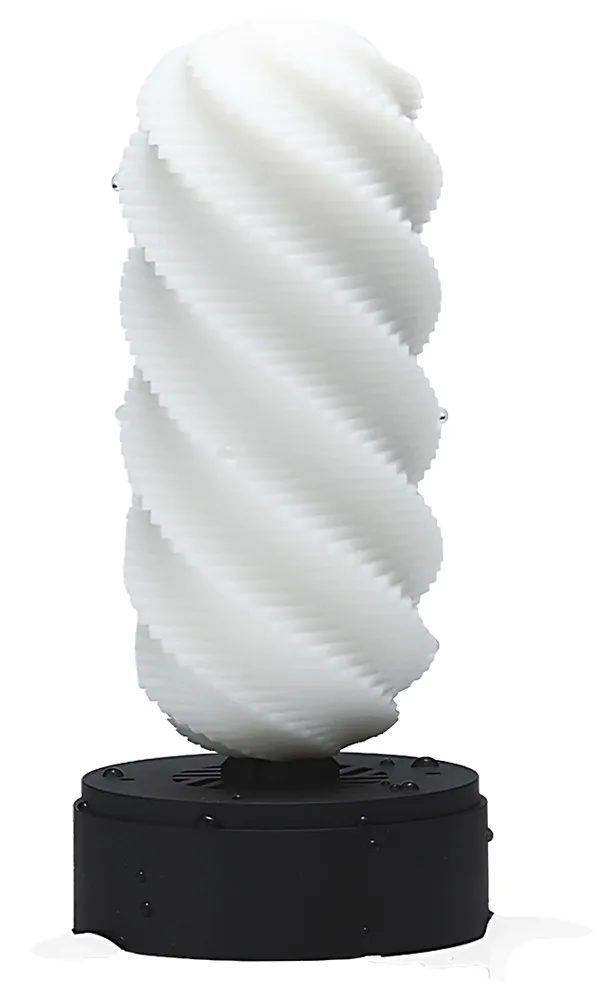 Masturbator „3Dx SPIRAL“ mit kunstvoller 3D-Reliefstruktur