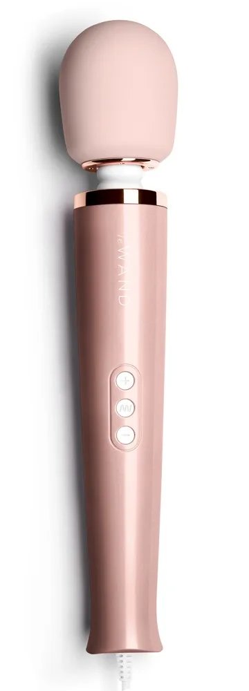 le Wand Massagestab „Powerful Plug-In Vibrating Massager“ mit 6 Vibrationsmodi in 10 Intensitäten