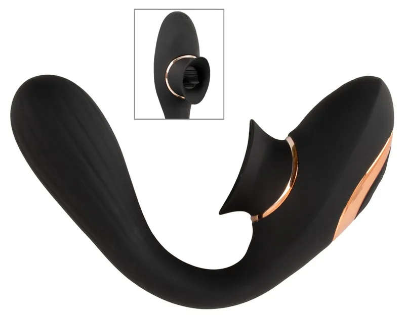Best Mate Premium Biegsamer Klit-Vibrator mit beweglicher Zunge