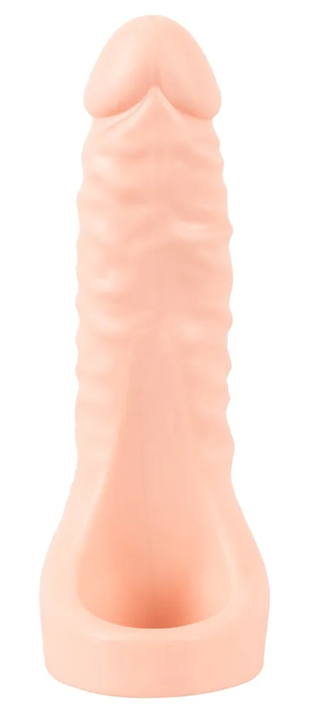 Realistixxx Penis-/Hodenring „Double Fucker + Vibration“ mit flexiblem Naturvibrator
