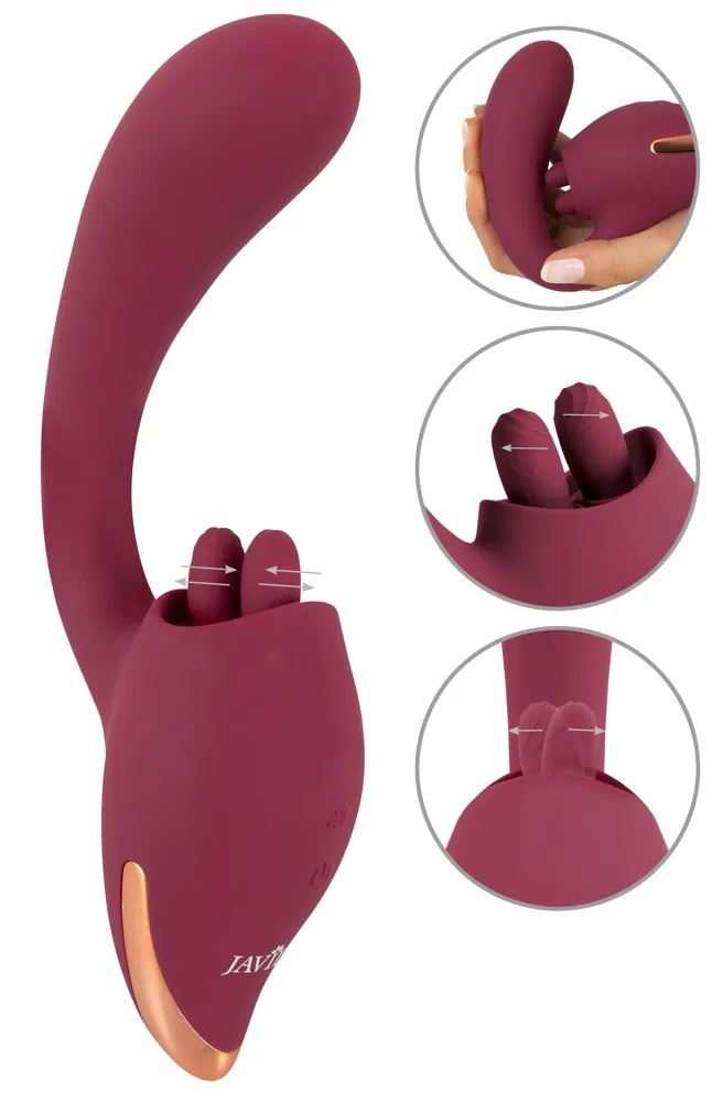JAVIDA Vibrator mit innovativer Licking-Funktion für Klitoris